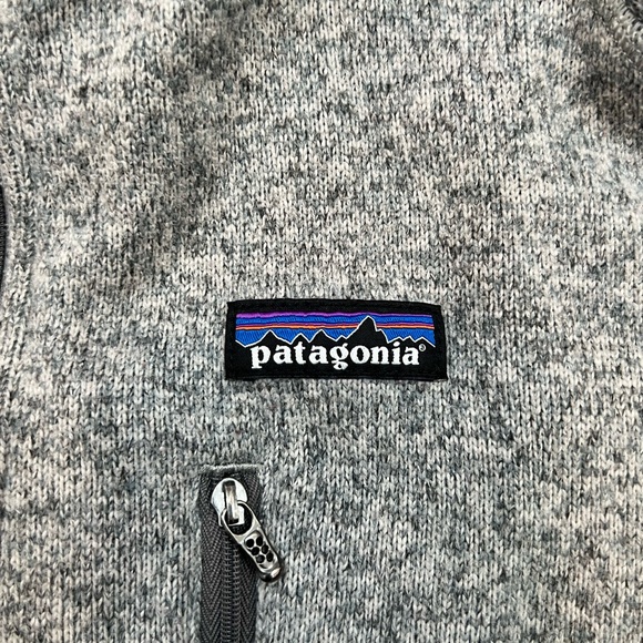 Patagonia Pullover Gray Better Sweater 1/4 Zip Fleece Outdoor Layer - Mens LARGE - Picture 4 of 7